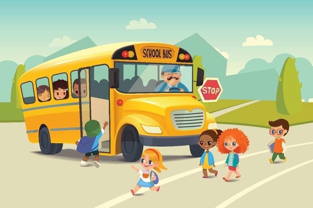 Bus Driver with kids