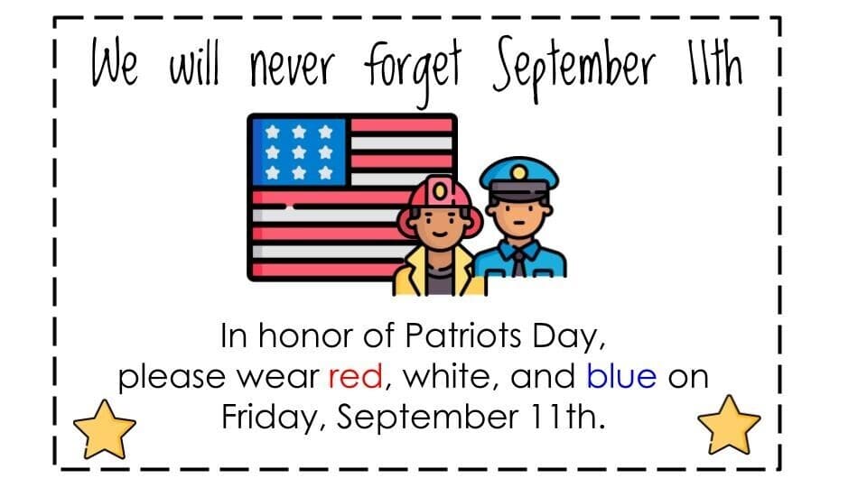 Red, White and blue