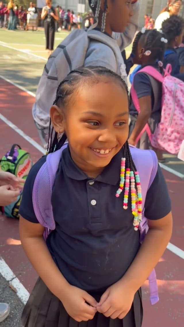 🎒✨ We’re BACK, Harlem Link! 💙 We asked our students to describe their first day back at Harlem Link and share their favorite part📚 Here’s to a year filled with learning, laughter, new friendships, and making memories. Wishing all of our students, teachers, and staff an amazing 2026–2027 school year! We’re so happy to be back! 🎉 #HarlemLink #HarlemLinkCharterSchool #FirstDayOfSchool #BackToSchool #HarlemLinkFamily