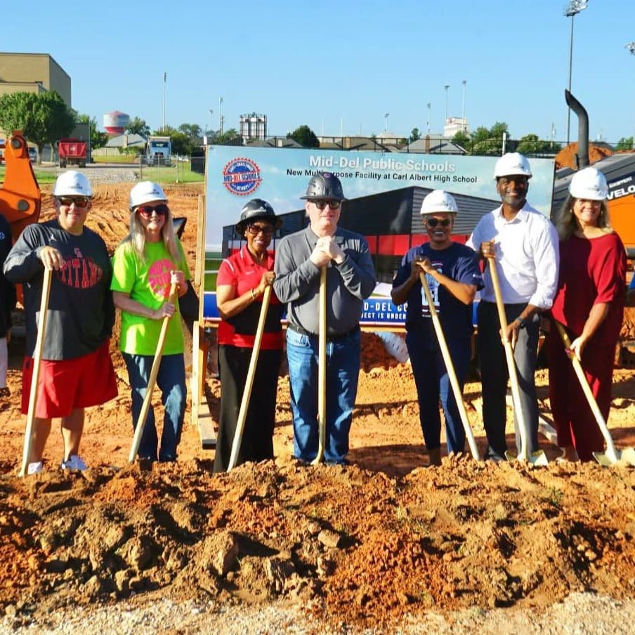 Carl Albert High School Multipurpose Groundbreaking