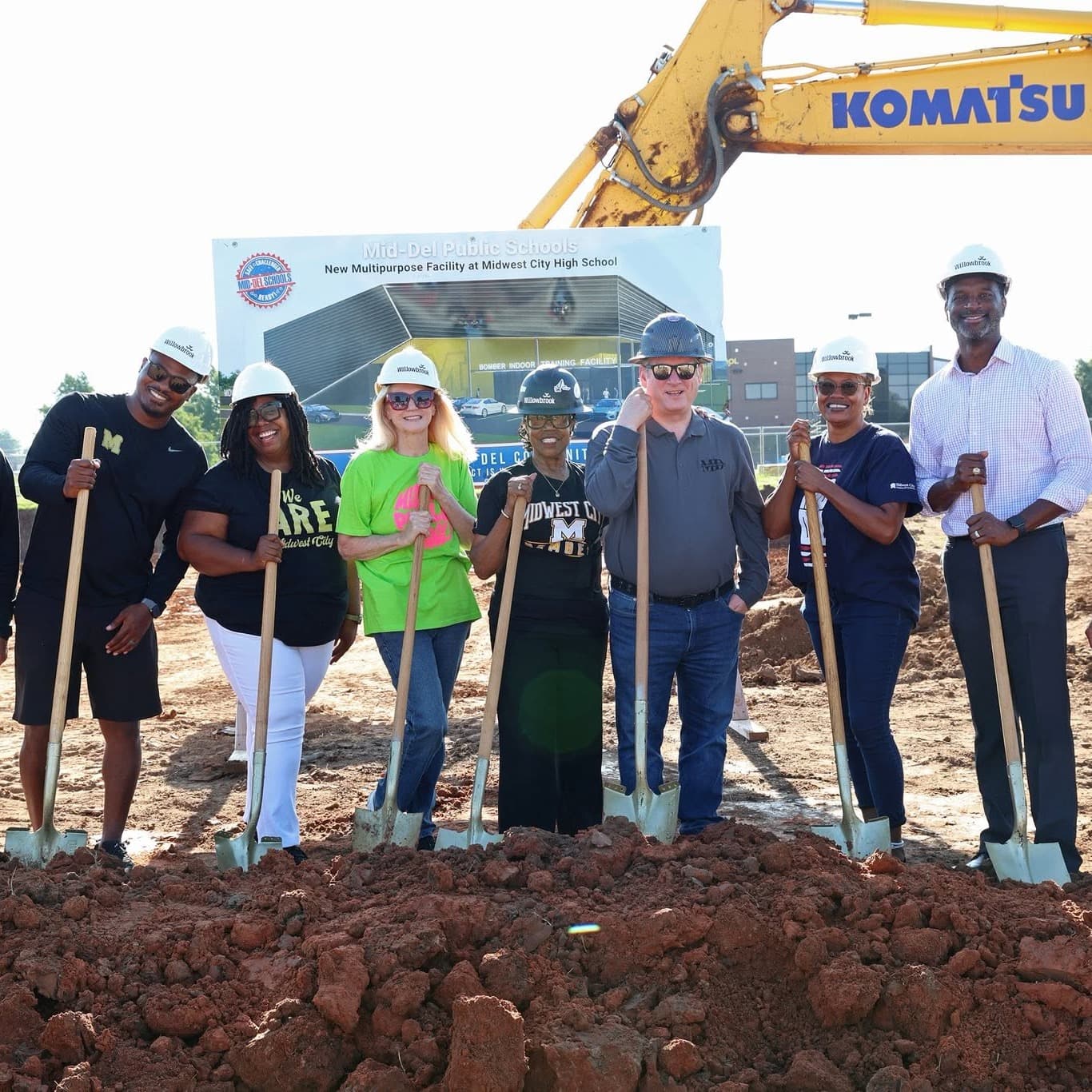 Midwest City High School Mulitpurpose Groundbreaking