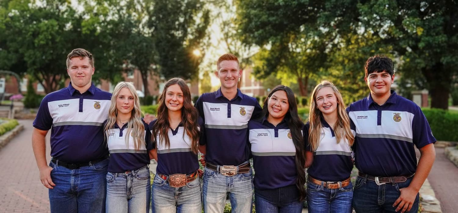 Davenport FFA officer team