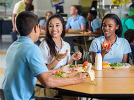 Students at Lunch
