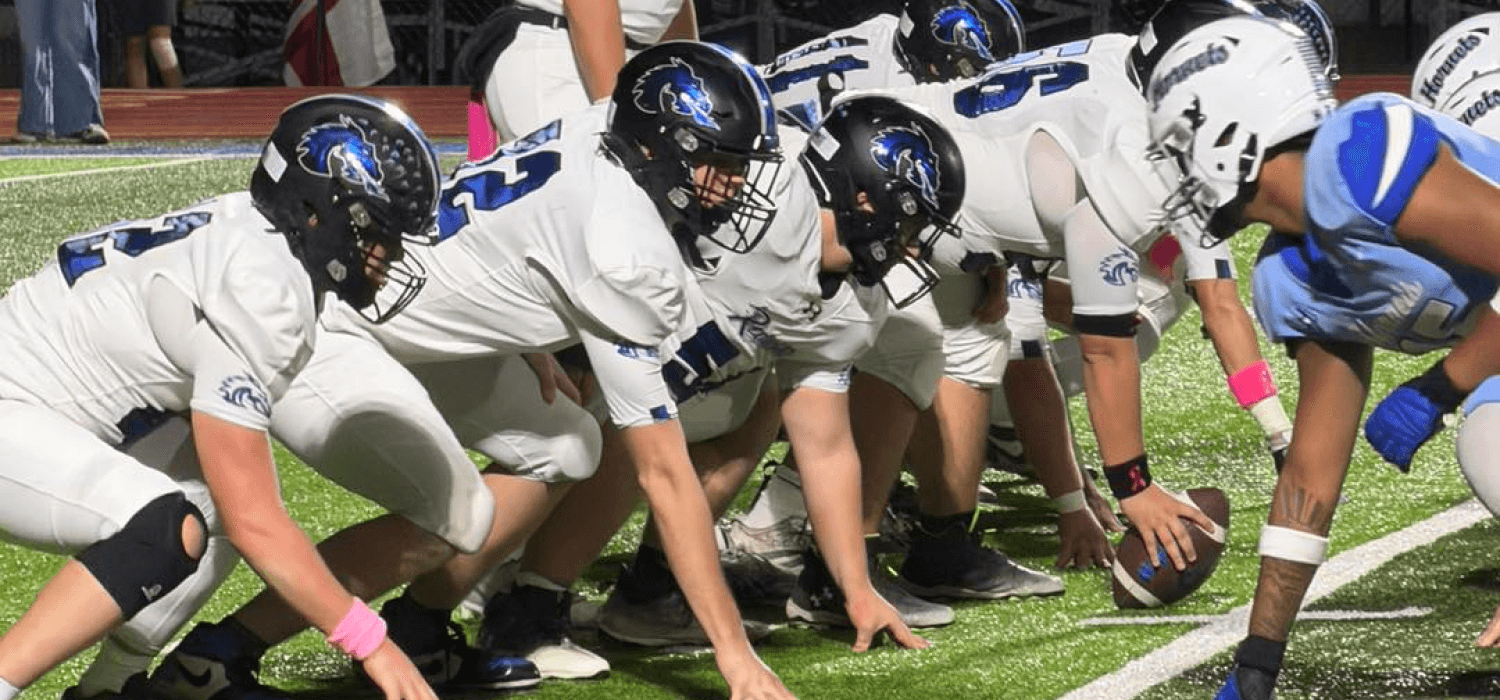 football players playing football