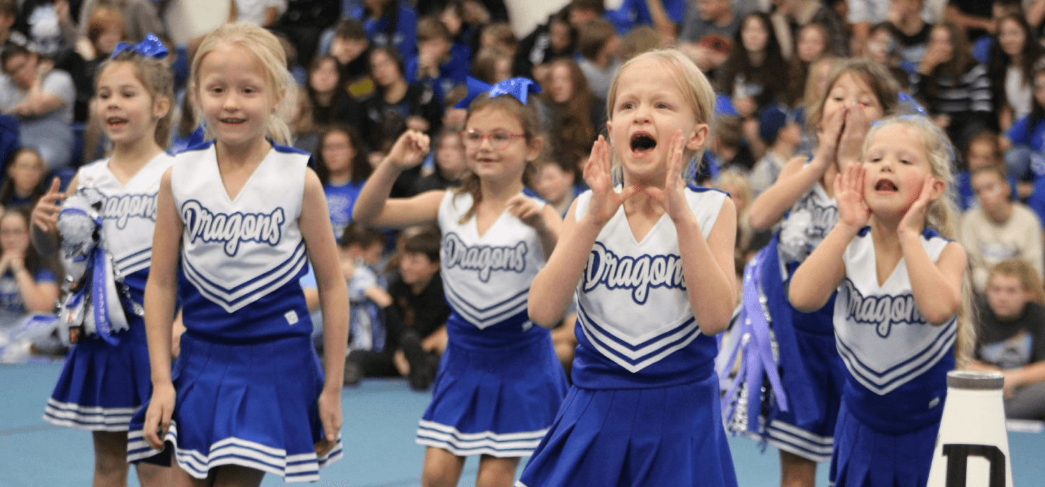 mini cheerleaders