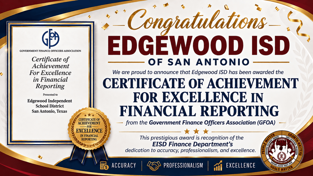 GFOA Award for EISD