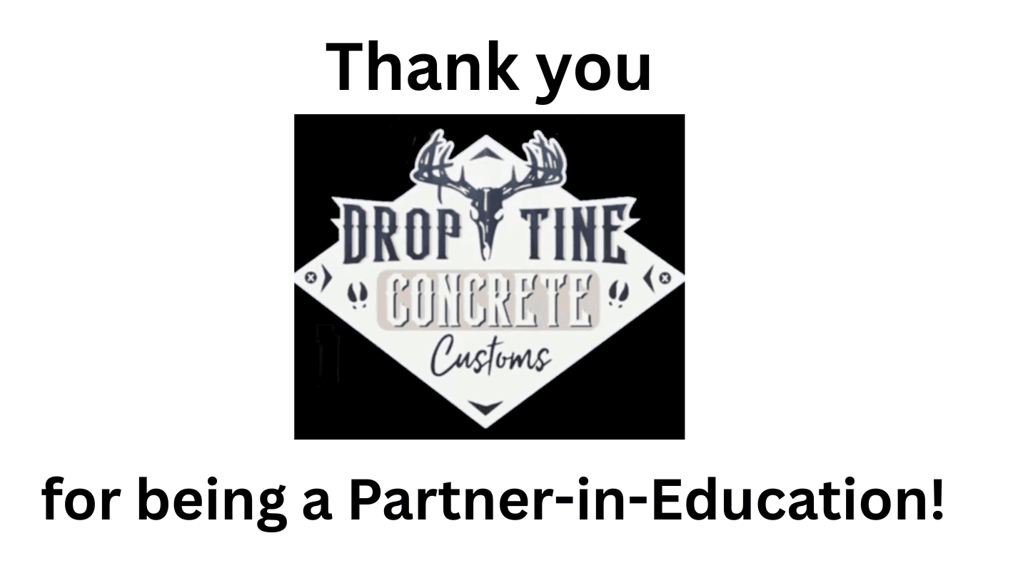 A thank you message with a logo, expressing gratitude for partnership.