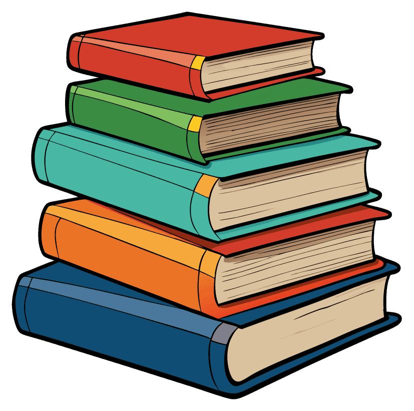 A stack of books