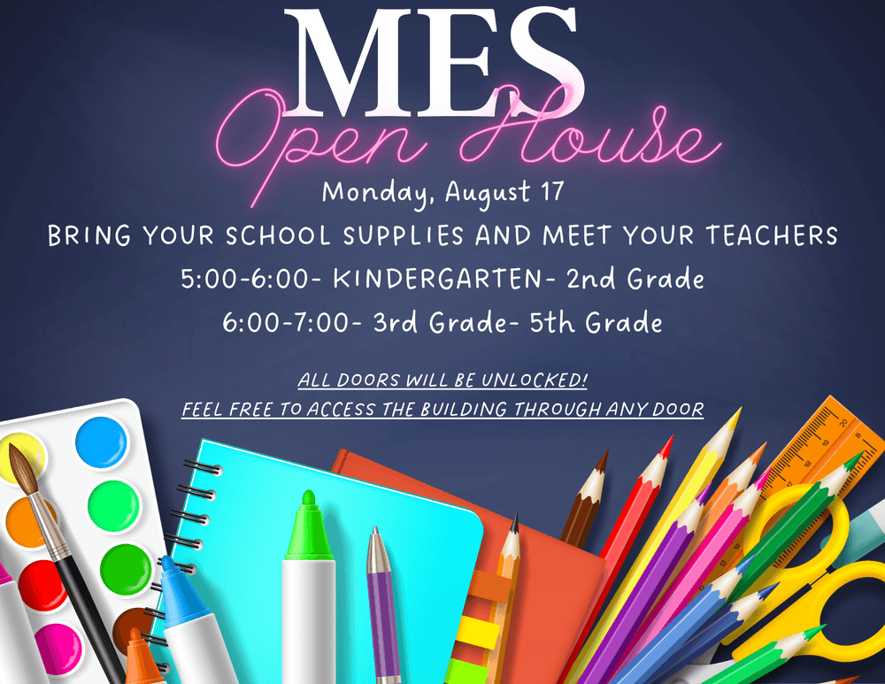 MES Open House Flyer