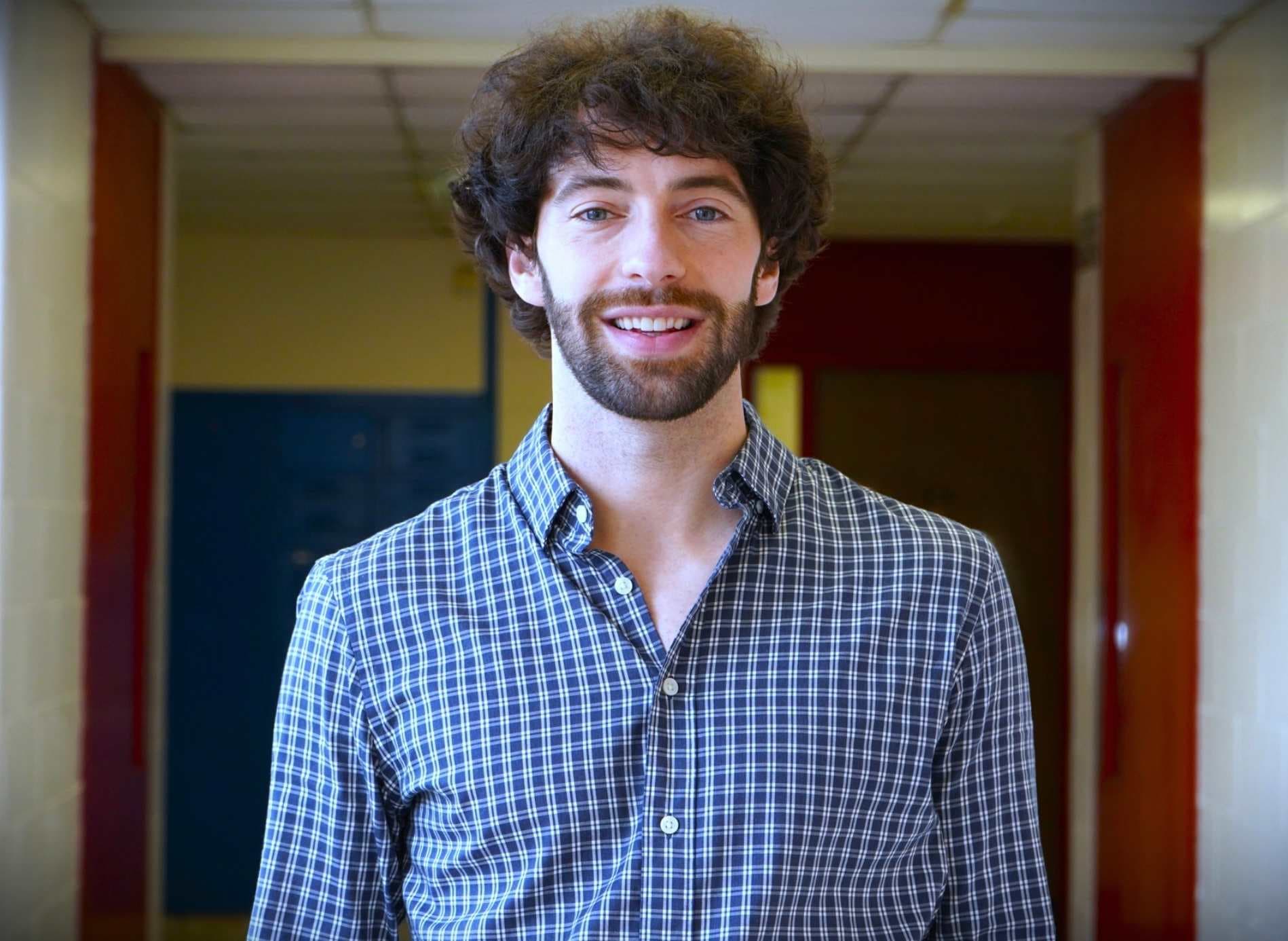Teacher Richard Bertrand posing for a photo