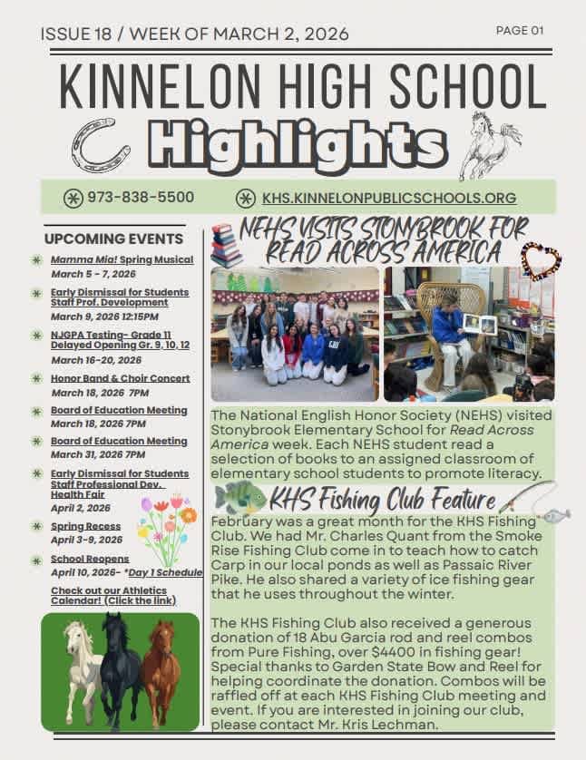 KHS Highlights Newsletter #18