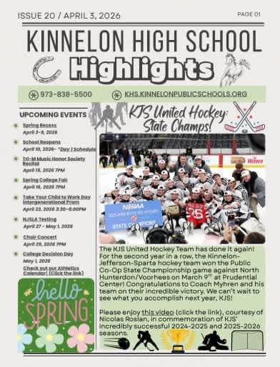 KHS Highlights Newsletter #20
