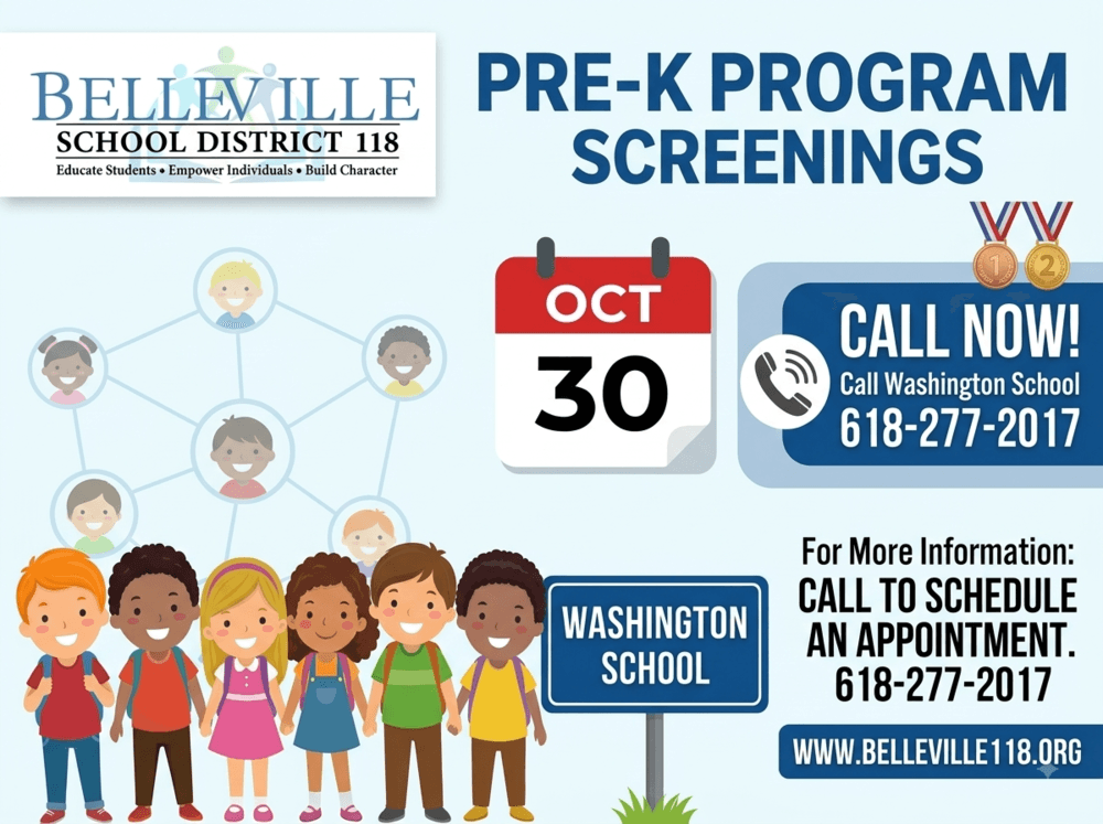 Fall Pre-K Screening info