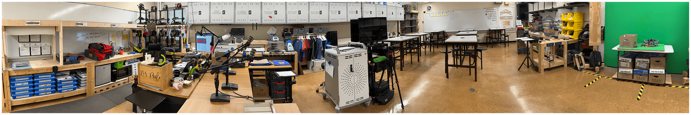 STEAM Lab in panoramic view
