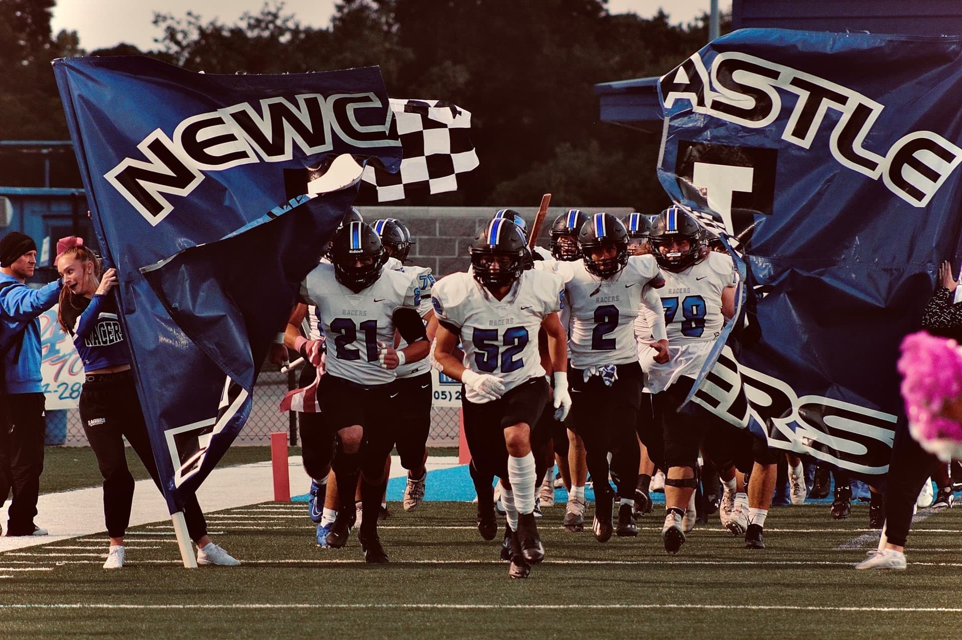 Football Team run thru