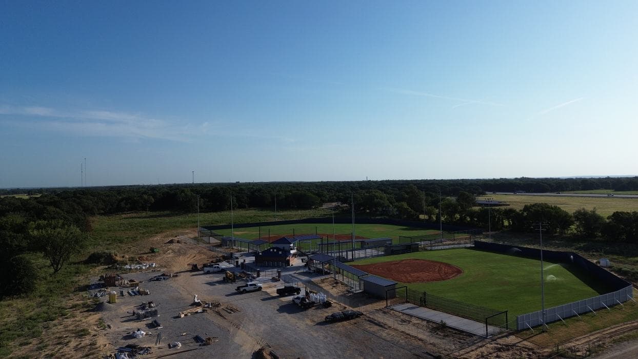 Bond Construction Update of New Baseball Softball Fields