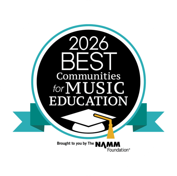 2026 best communities for music education badge