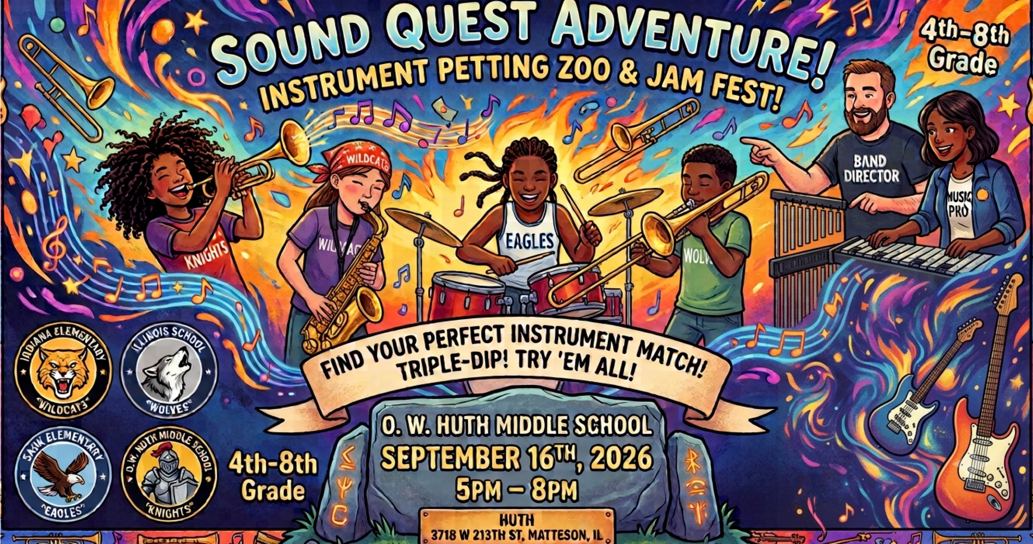Matteson Instrument Recruitment Night | Grades 4–8 🎶