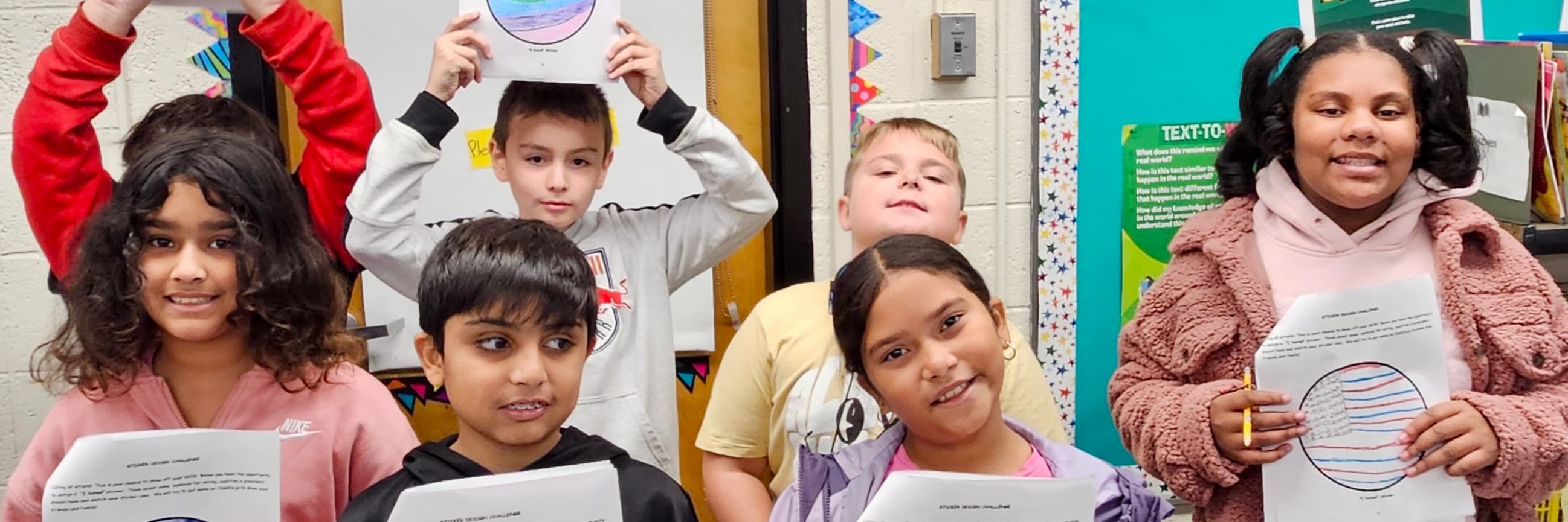 students in class