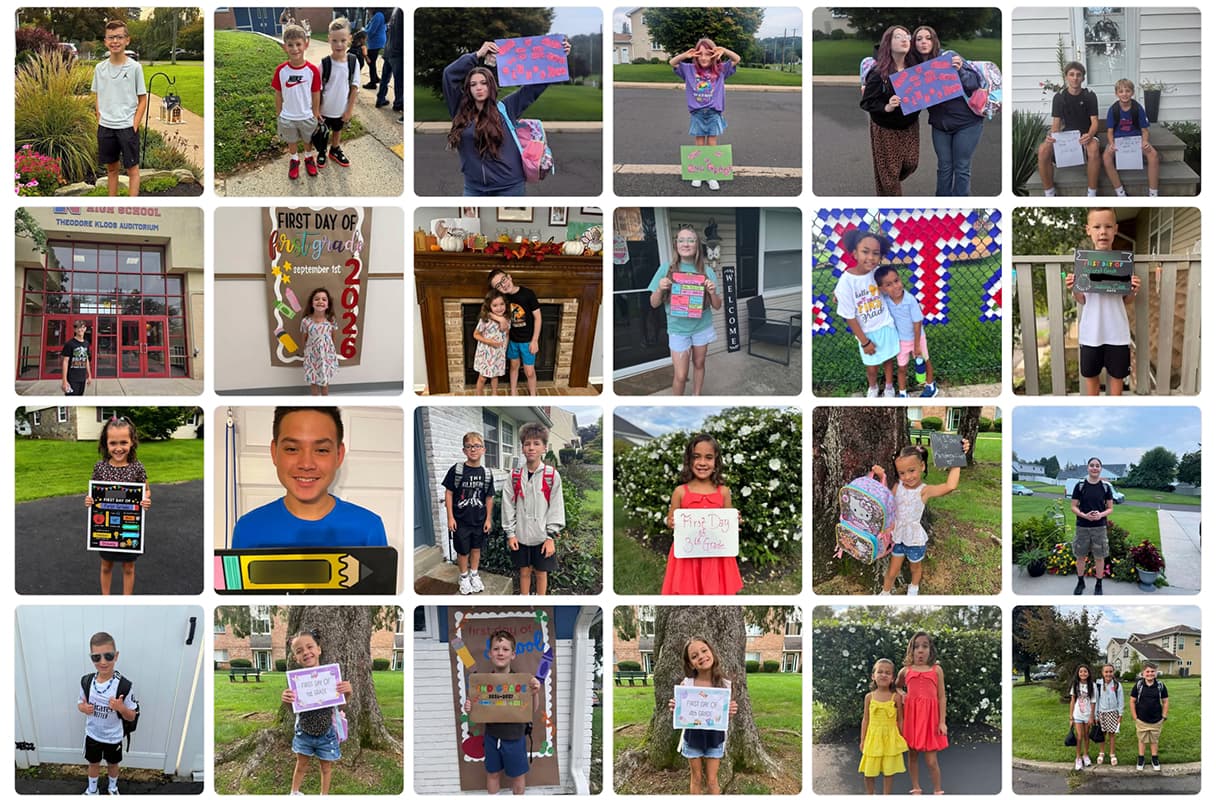 Gallery of first day of school photos