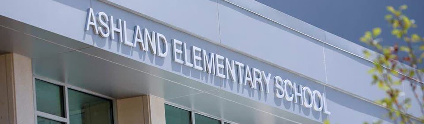 Front of Ashland Elementary School building
