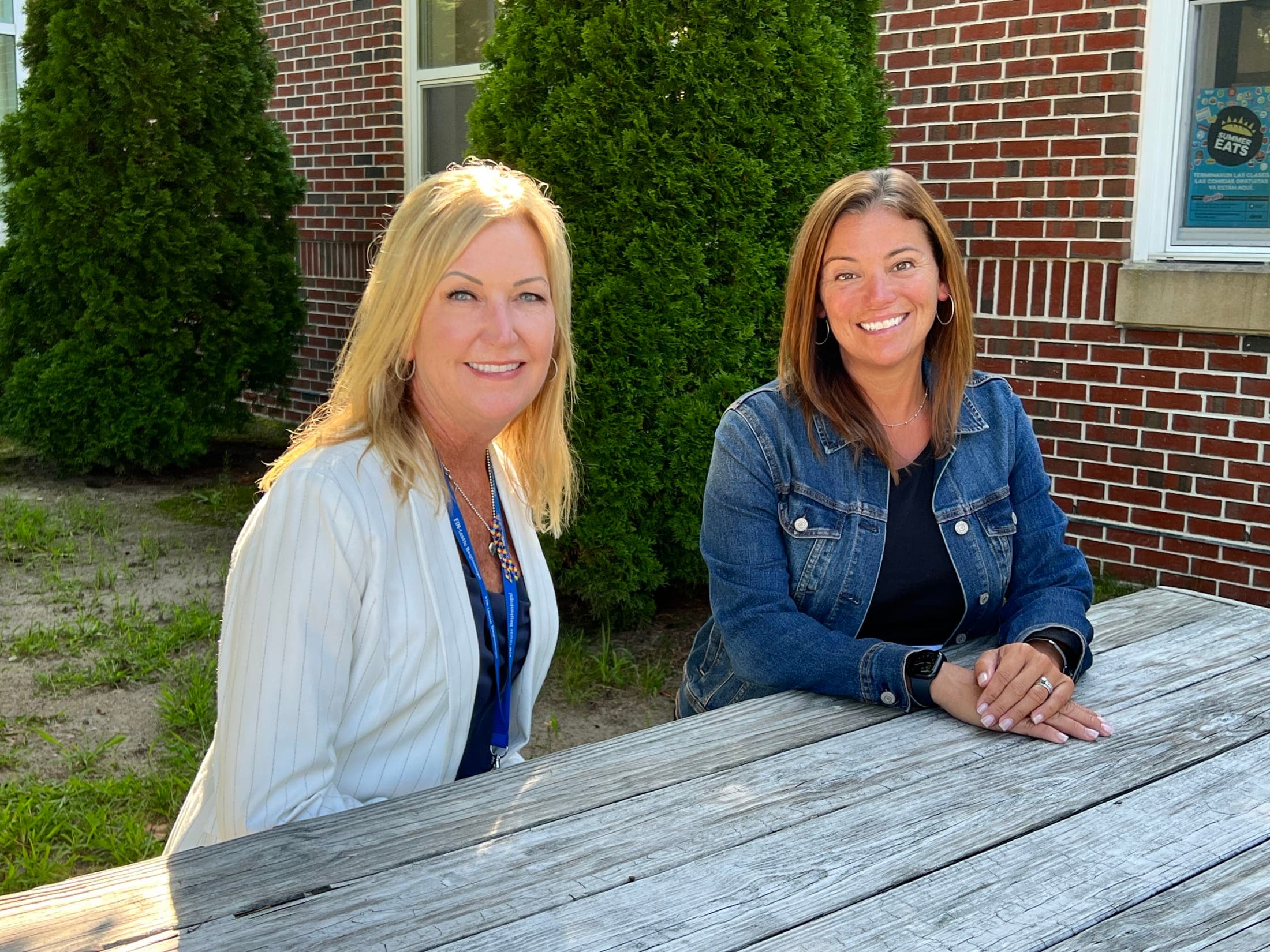 Principal Christie Cutone, Ed.D., and Assistant Principal Allyson Joy