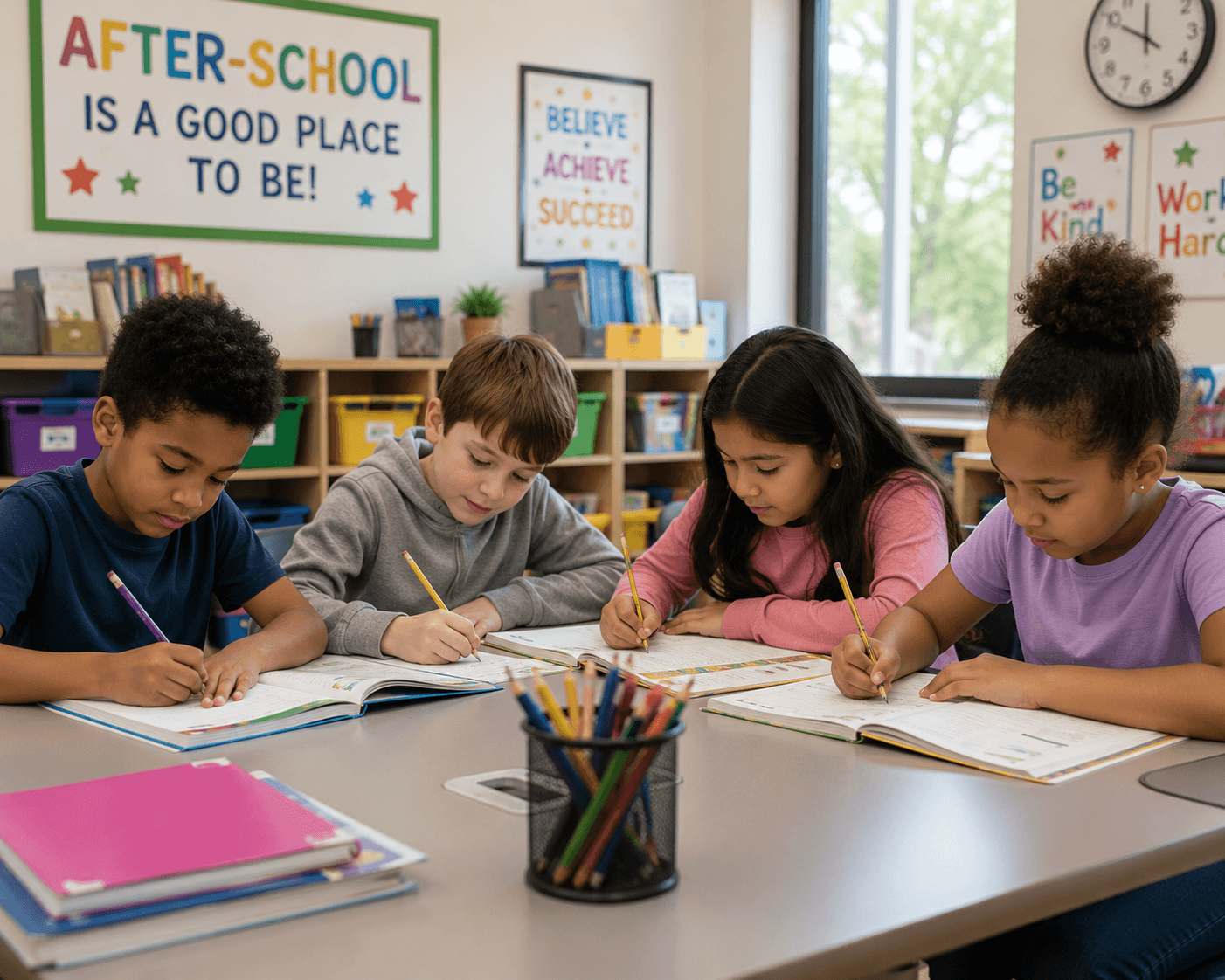 Children learning at Beloved Child Family Center
