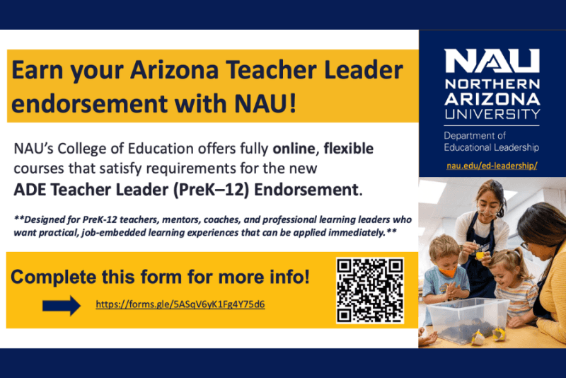Professional Growth Opportunity – Arizona Teacher Leader Endorsement