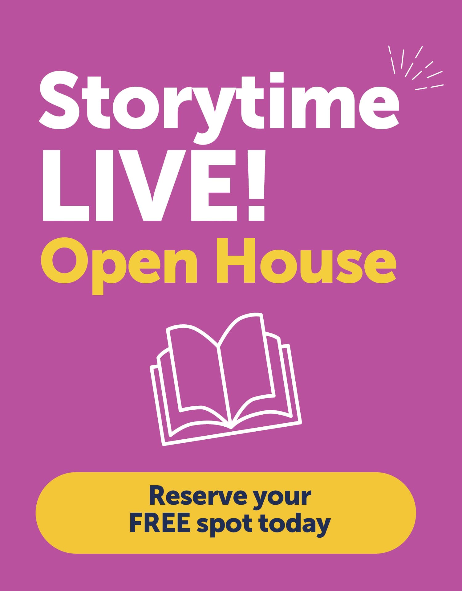 Storytime LIVE! Event mobile banner image