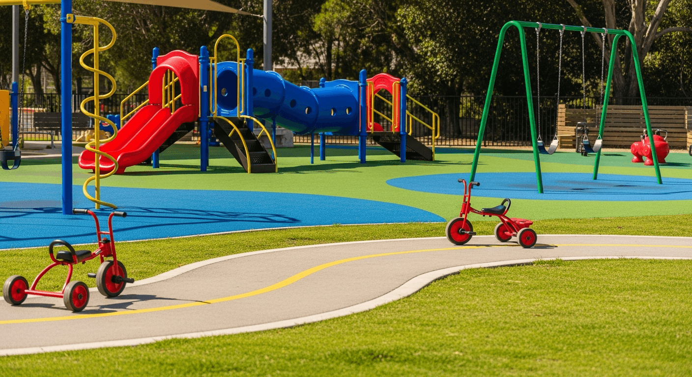 Daycare outdoor play area