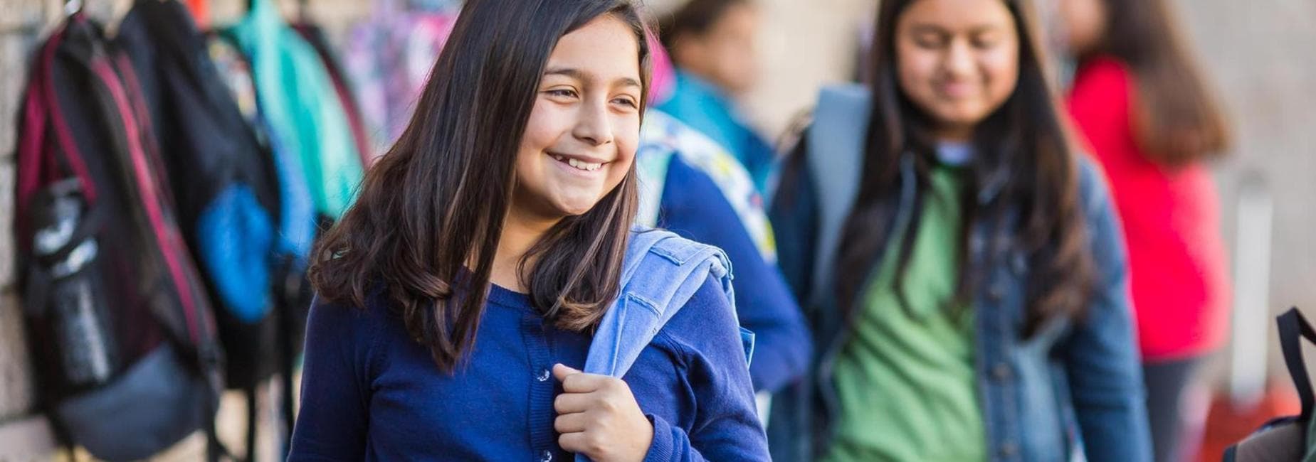 student smiling