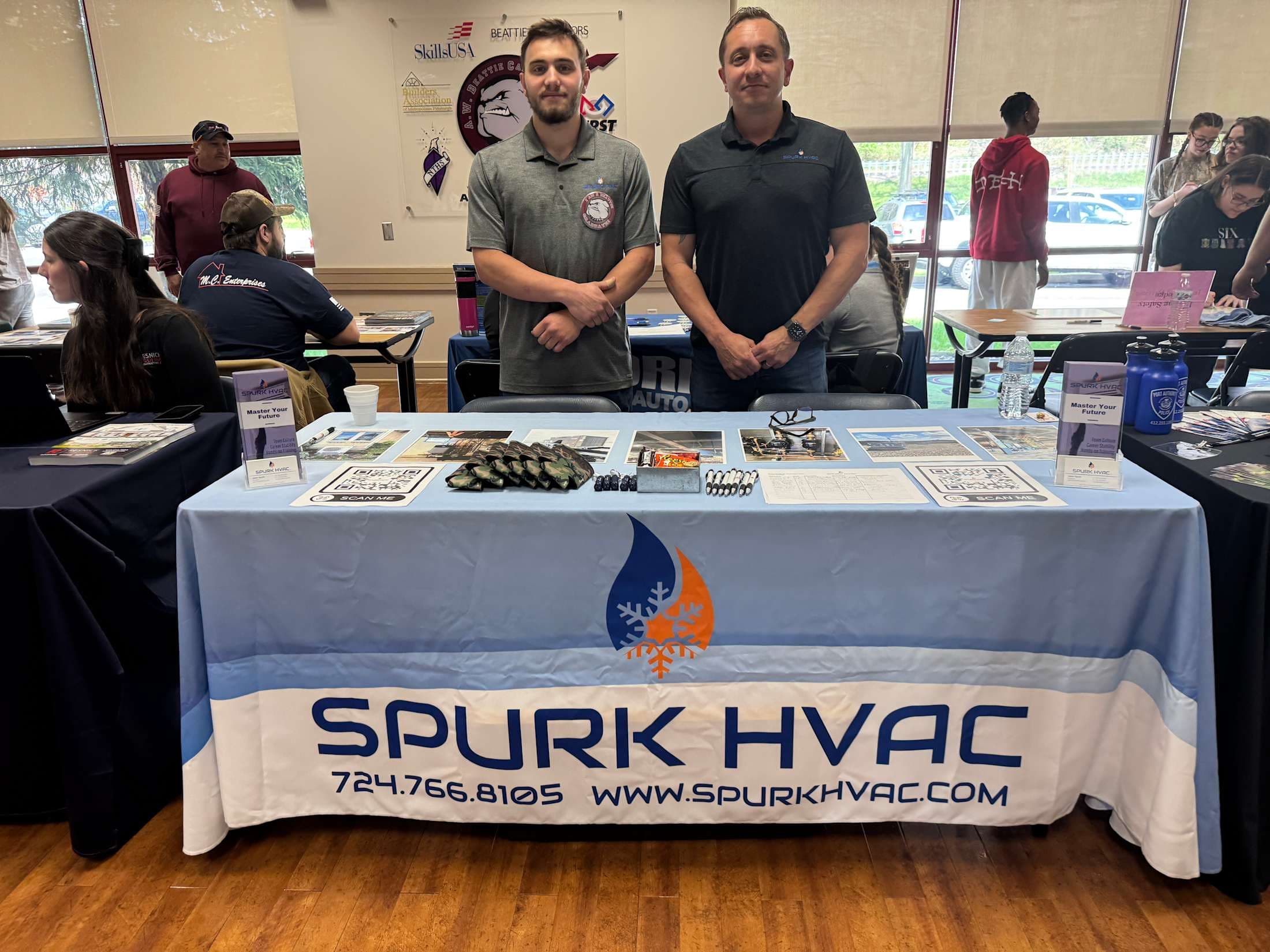 North Allegheny and A.W. Beattie alumni Cage Spurk works with his dad at Spurk HVAC