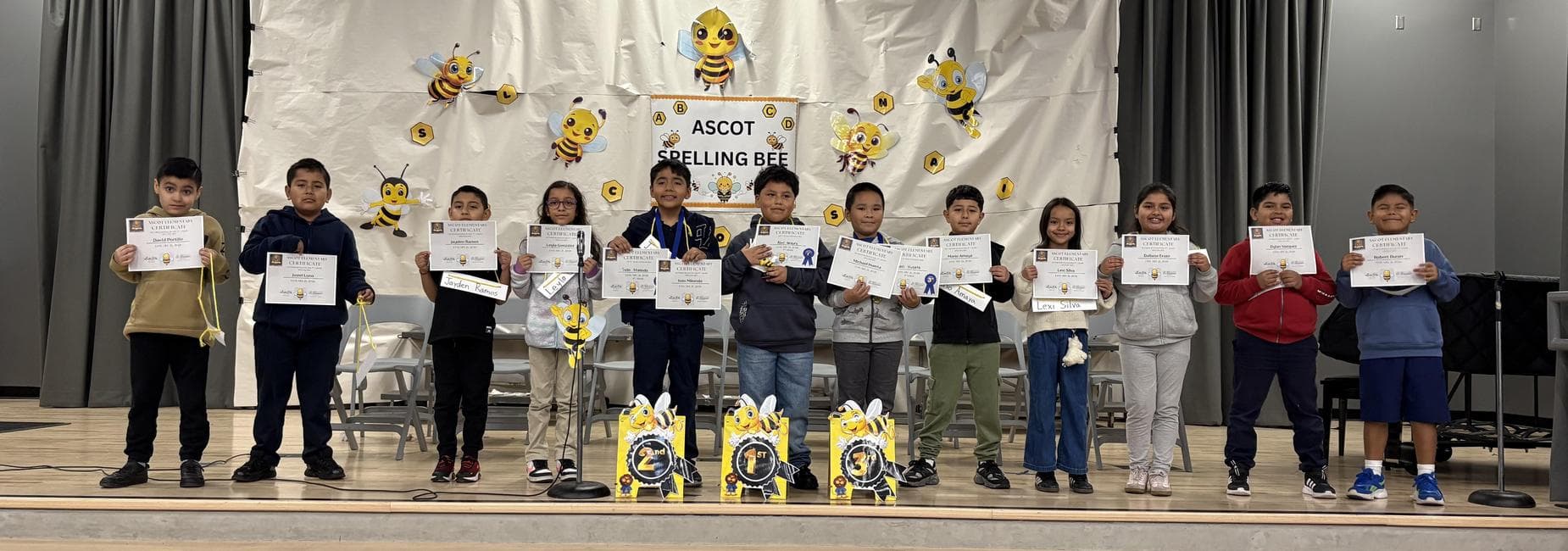 Ascot’s 3rd grade Spelling Bee, Thurssday, January 22, 2026