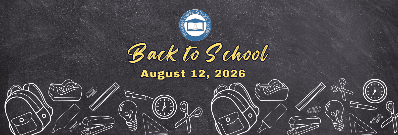 Back to School shuffle homepage banner