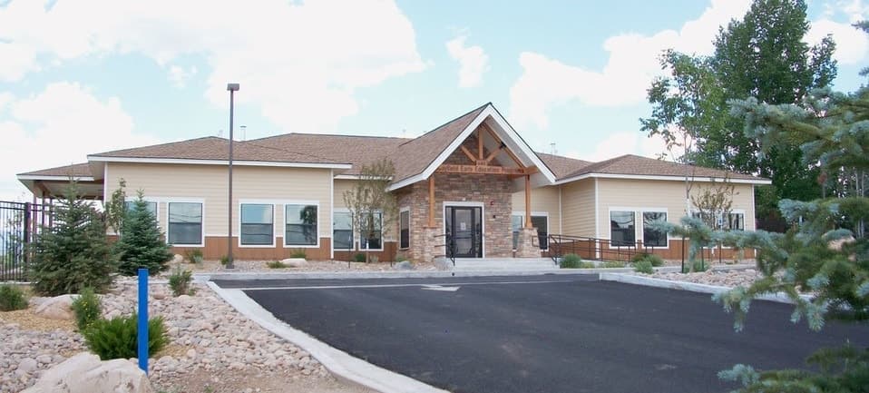Exterior of the preschool building on Fox Farm Circle.
