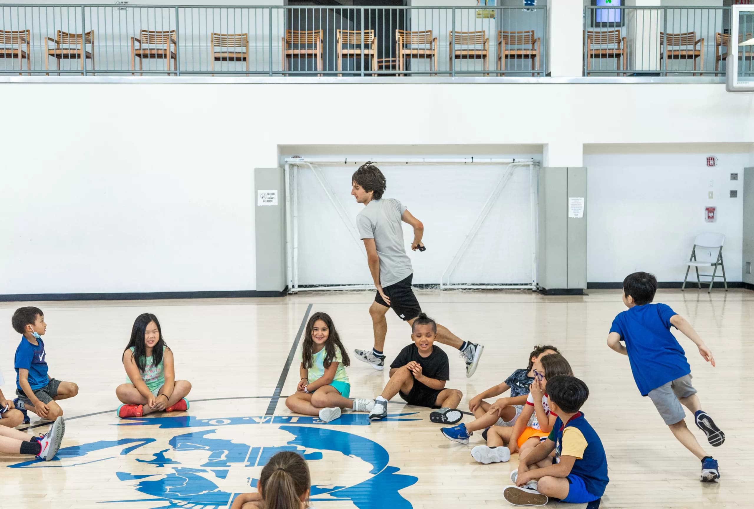 Gymnasium and sports activities used for camps and leagues.