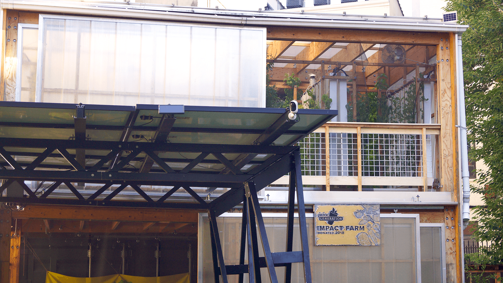 Harlem Grown's 127th Street Impact Farm Facade