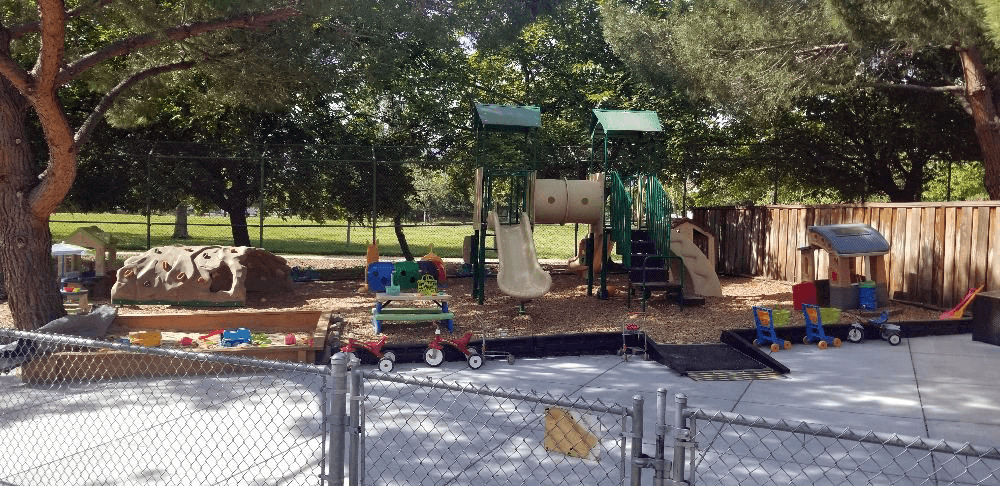 Outdoor playground area.