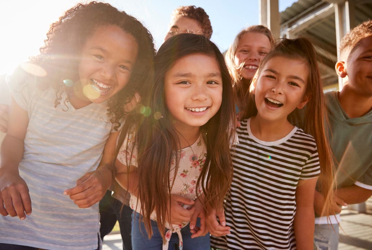 Children smiling