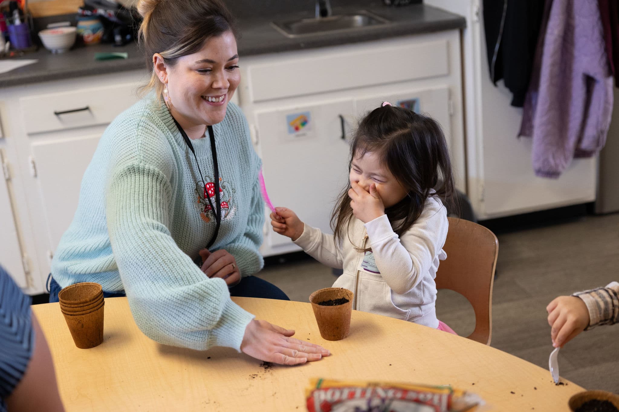 Indoor classroom at the preschool
