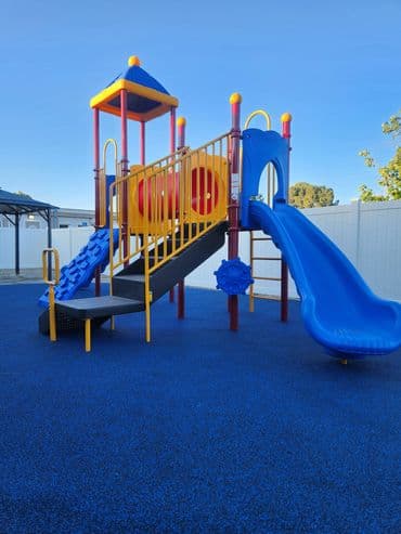 Outdoor playground area.