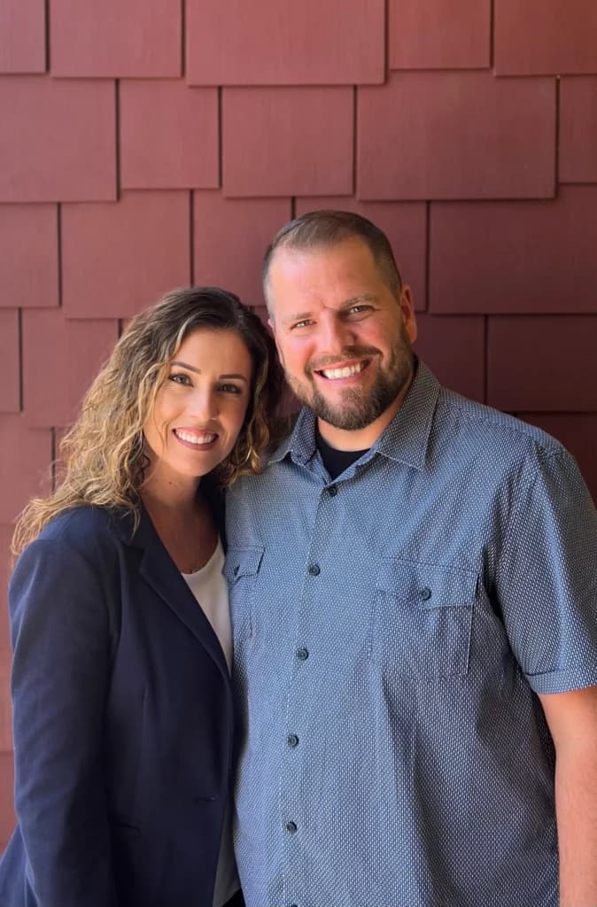 A photo of Angel and Shawn, ABC Cares's leadership team