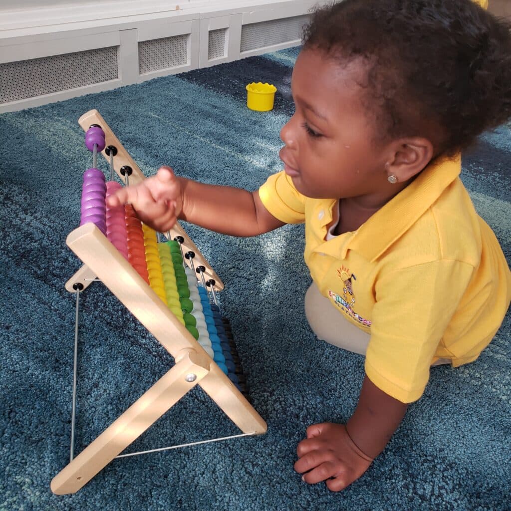 Indoor play or learning area.