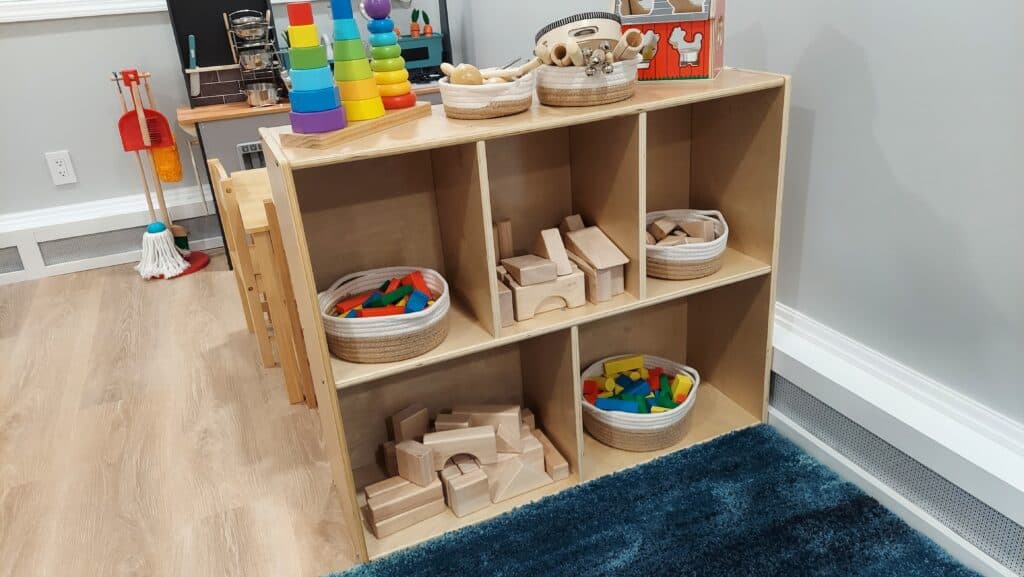 Interior play area.