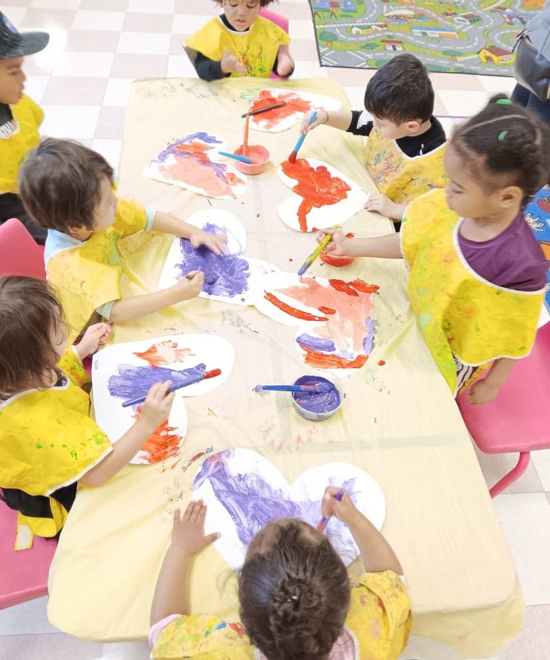 Interior classroom or learning activity area
