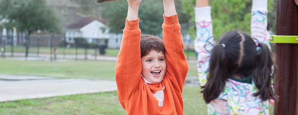 Children participating in after-school activities