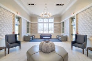 image of the hickman center foyer